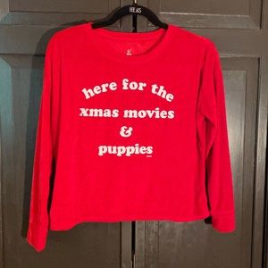 2 for $10 Red Justice Christmas Sleep Top Size 12